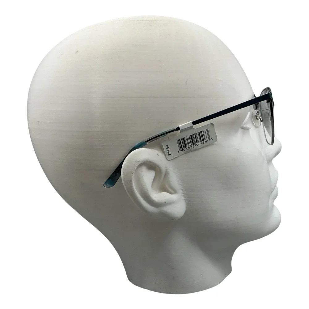 WF-Bio Eyes Chloe MV040 Eyeglasses Silver Blue Cat Eye 54-16-140